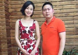 广州新城平台与明星合影