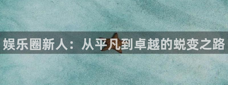 新城平台官网：娱乐圈新人：从平凡到卓越的蜕变之路